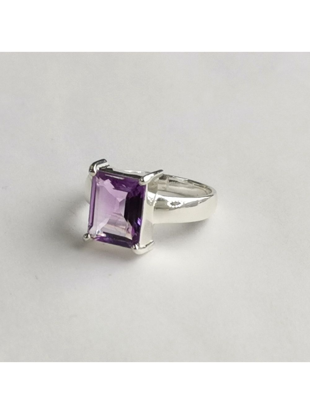 Amethyst ring in Sterling Silver Size 9 ๐ - Picture 8 of 11